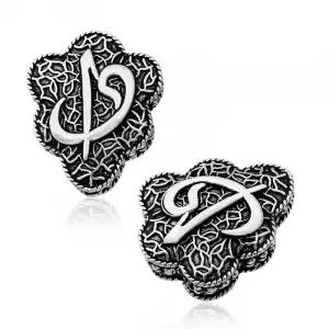 ​gümüş İşlemeli Elif Vav Motifli Tesbih İmamesi