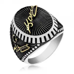 ​gümüş Kemal Atatürk İmzası Erkek Yüzük