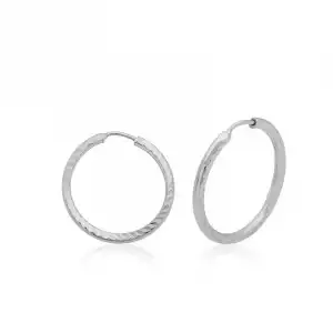 ​gümüş Küçük Burgu Halka Küpe