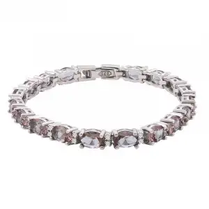 ​gümüş Oval Zultanit Taşlı Kadın Bileklik