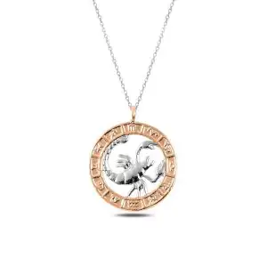 ​gümüş Rose Akrep Burcu Kolye