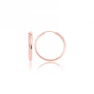 ​gümüş Rose Kaplama Halka Küpe