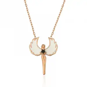 ​gümüş Rose Su Perisi Kolye