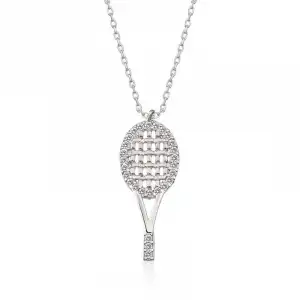 ​gümüş Tenis Raketi Bayan Kolye