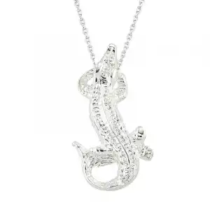 ​gümüş Timsah Bayan Kolye