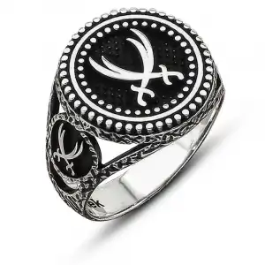 ​gümüş Zülfikar Kılıcı Motifli Erkek Yüzük