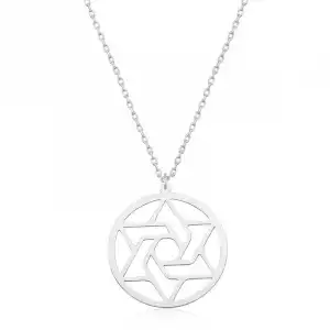 Gümüş Çember Bayan Kolye