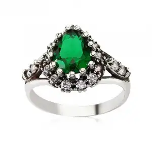 Gümüş Damla Hürrem Sultan Bayan Yüzük