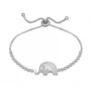 Gümüş Fil Asansör Bileklik