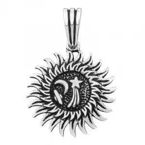 Gümüş Galaksi Erkek Kolye Ucu