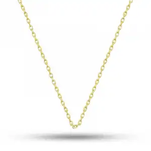 Gümüş Gold 0.30 Mikron 50 Cm Forse Kadın Zincir