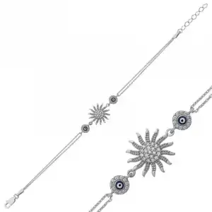 Gümüş Güneş Bayan Bileklik