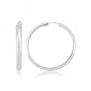 Gümüş Halka Küpe