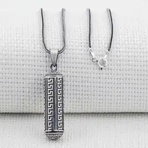 Gümüş İçi Açılabilen Muska Kabı Kolye