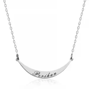 Gümüş İsimlik Plaka Kolye