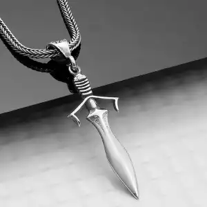 Gümüş Kılıç Kolye