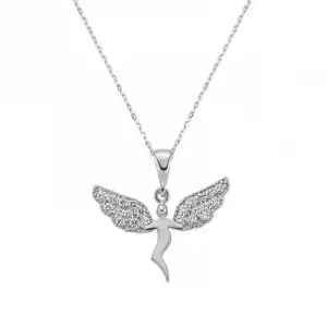 Gümüş Meleğim Bayan Kolye