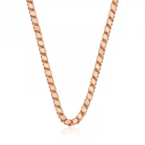 Gümüş Rose Pullu Arpa Zincir