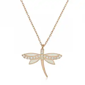 Gümüş Rose Yusufçuk Bayan Kolye