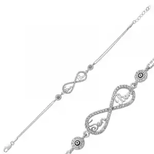 Gümüş Sonsuzluk Sen Ben Bayan Bileklik