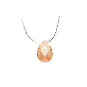 Gümüş Su Damlası Bayan Kolye