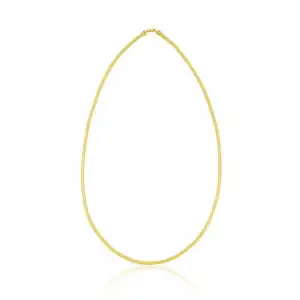 Gümüş Taşlı File Bayan Kolye