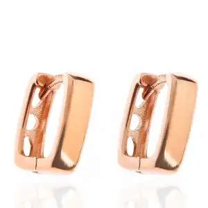 Gümüş Taşsız J Bayan Küpe