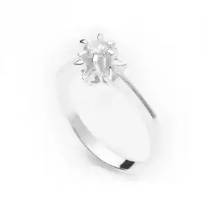 Gümüş Tek Taş Bayan Yüzük