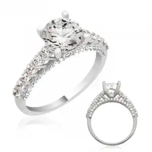 Gümüş Tek Taş Bayan Yüzük