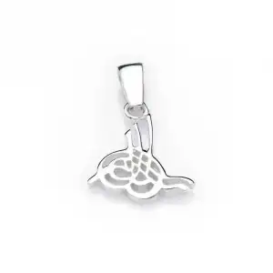 Gümüş Tuğralı Kolye