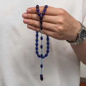 Sıkma Kehribar Tesbih