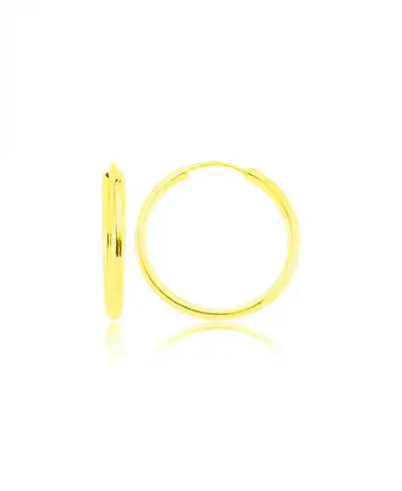 ​gümüş Altın Kaplama Halka Küpe