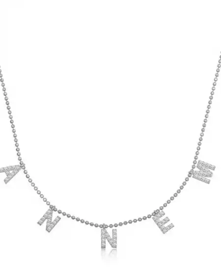 ​gümüş Annem Yazılı Bayan Kolye