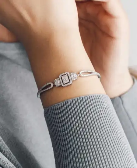 ​gümüş Baget Bayan Bileklik