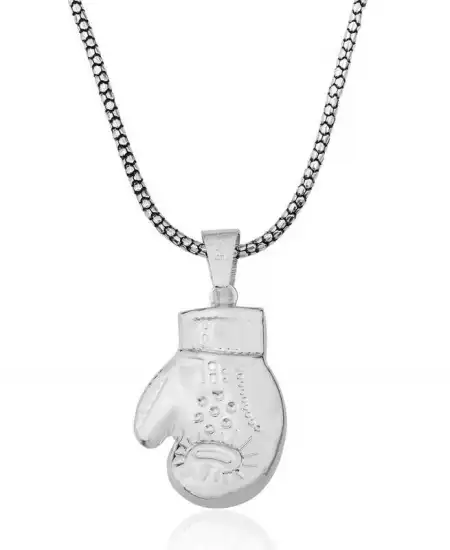 ​gümüş Boks Eldiveni Erkek Kolye