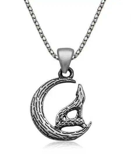 ​gümüş Bozkurt Kolye