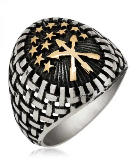 ​gümüş Çerkes Erkek Yüzük