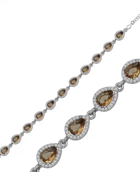 ​gümüş Damla Zultanit Taşlı Kadın Bileklik