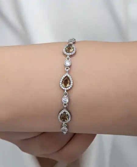 ​gümüş Damla Zultanit Taşlı Kadın Bileklik