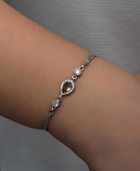 ​gümüş Damla Zultanit Taşlı Kadın Bileklik