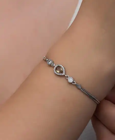 ​gümüş Damla Zultanit Taşlı Kadın Bileklik