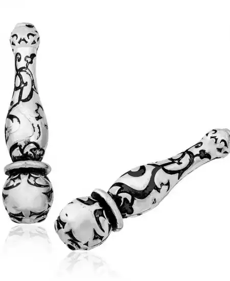 ​gümüş Desenli Tesbih İmamesi