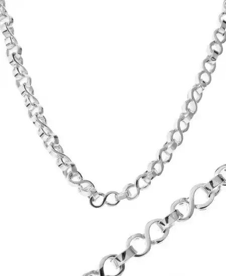 ​gümüş Elişi Sonsuzluk Erkek Zincir