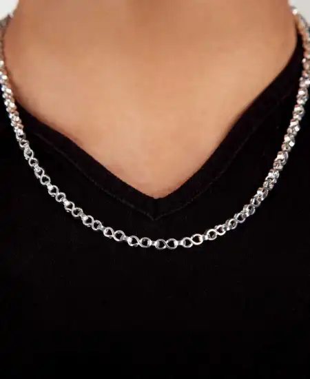 ​gümüş Elişi Sonsuzluk Erkek Zincir