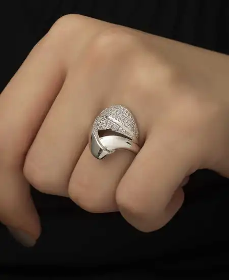 ​gümüş Fantazi Model Bayan Yüzük