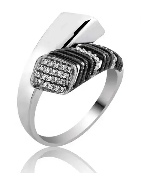 ​gümüş Zirkon Taşlı Bayan Yüzük