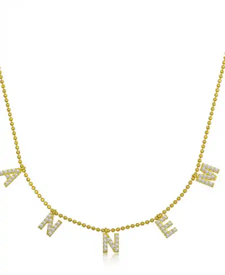 ​gümüş Gold Annem Yazılı Bayan Kolye