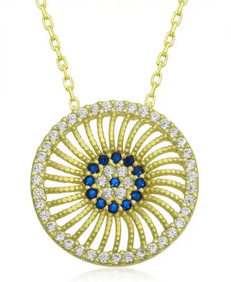 ​gümüş Gold Nazar Kadın Kolye