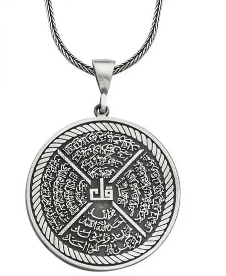​gümüş İhlas Felak Nas Kafirun Kolye