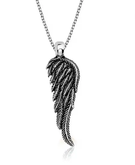 ​gümüş Kanat Kolye